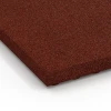 Detailaufnahme der Randausprägung von WARCO-Produkt 6649, Staldflise Luksus, Format 100 x 50 x 5 cm, Farbe Murstenrød.