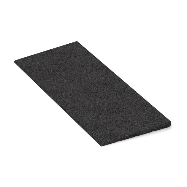 Detailaufnahme der Randausprägung von WARCO-Produkt 2308, Tærskelrampe 75 cm, Format 75 x 30 cm | 8 < 25 mm, Farbe Antracit.