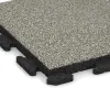 Detailaufnahme der Randausprägung von WARCO-Produkt 1299, Gangfliser Classic, Format 500 x 500 x 40 mm, Farbe Lys Granit.