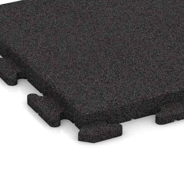 Detailaufnahme der Randausprägung von WARCO-Produkt 1386, Gangfliser Classic, Format 500 x 500 x 40 mm, Farbe Anthracite.