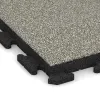 Detailaufnahme der Randausprägung von WARCO-Produkt 1432, Gangfliser Classic, Format 500 x 500 x 50 mm, Farbe Lys Granit.