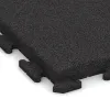 Detailaufnahme der Randausprägung von WARCO-Produkt 1478, Gehwegplatte, Format 500 x 500 x 50 mm, Farbe Anthracite.