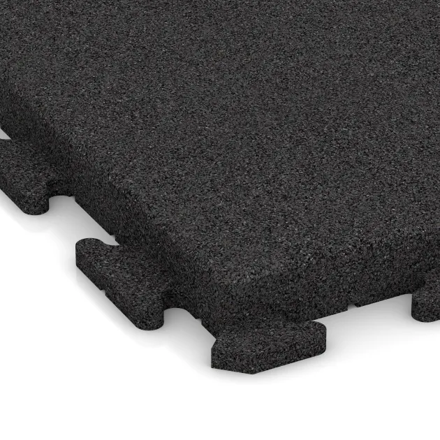 Detailaufnahme der Randausprägung von WARCO-Produkt 1478, Gehwegplatte, Format 500 x 500 x 50 mm, Farbe Anthracite.