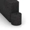 Detailaufnahme der Randausprägung von WARCO-Produkt 2578, Randstein Kettenelement, Format 1000 x 300 x 154 mm, Farbe Anthracite.