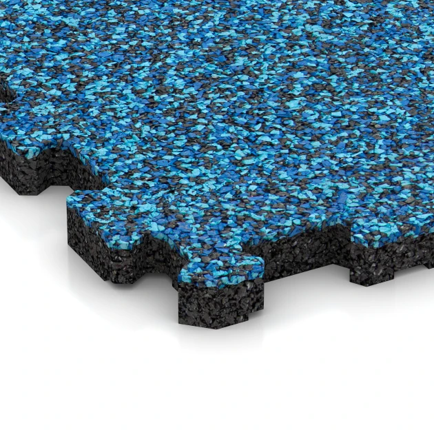 Detailaufnahme der Randausprägung von WARCO-Produkt 5432, Trappflise, Format 30,6 x 30,6 x 2 cm | 0,094 m², Farbe Atlantisk.