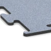 Detailaufnahme der Randausprägung von WARCO-Produkt 6148, Fitness Performance Elite Træningsgulv, Format 100 x 100 x 1,5 cm | 1,00 m², Farbe Disgrå.