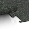 Detailaufnahme der Randausprägung von WARCO-Produkt 3767, Fitness Performance Elite Træningsgulv, Format 50 x 50 x 1 cm | 0,25 m², Farbe Let Grøn Sprøjtet.