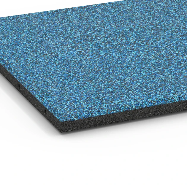 Detailaufnahme der Randausprägung von WARCO-Produkt 6361, Terrasseflise Classic, Format 50 x 50 x 3 cm, Farbe Atlantisk.
