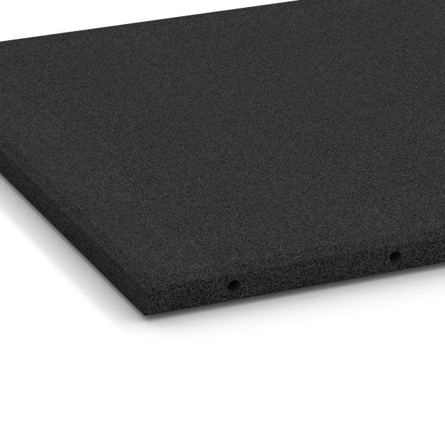 Detailaufnahme der Randausprägung von WARCO-Produkt 6182, Hundeliggemåtte, Format 50 x 50 x 3 cm | 0,25 m², Farbe Antracit.