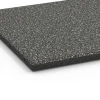 Detailaufnahme der Randausprägung von WARCO-Produkt 6413, Faldsikringsflise – 90 cm, Format 50 x 50 x 3 cm | 0,25 m², Farbe Mørkegrå granit.
