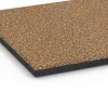 Detailaufnahme der Randausprägung von WARCO-Produkt 6416, Faldsikringsflise – 90 cm, Format 50 x 50 x 3 cm | 0,25 m², Farbe Terrakotta.