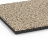Detailaufnahme der Randausprägung von WARCO-Produkt 6419, Faldsikringsflise – 90 cm, Format 50 x 50 x 3 cm | 0,25 m², Farbe Travertin.