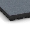 Detailaufnahme der Randausprägung von WARCO-Produkt 6142, Faldsikringsflise – 205 cm, Format 50 x 50 x 7 cm, Farbe Grafitgrå.