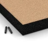 Detailaufnahme der Randausprägung von WARCO-Produkt 6234, Faldsikringsfliser, Format 50 x 50 x 8 cm, Farbe Sandbeige.