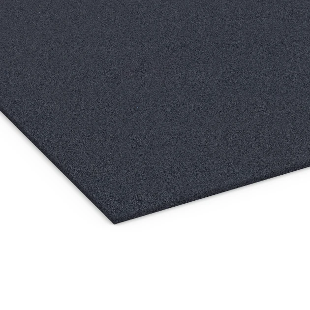 Detailaufnahme der Randausprägung von WARCO-Produkt 6177, Fitness Performance Elite Træningsgulv, Format 100 × 100 × 1 cm, Farbe Antracit.