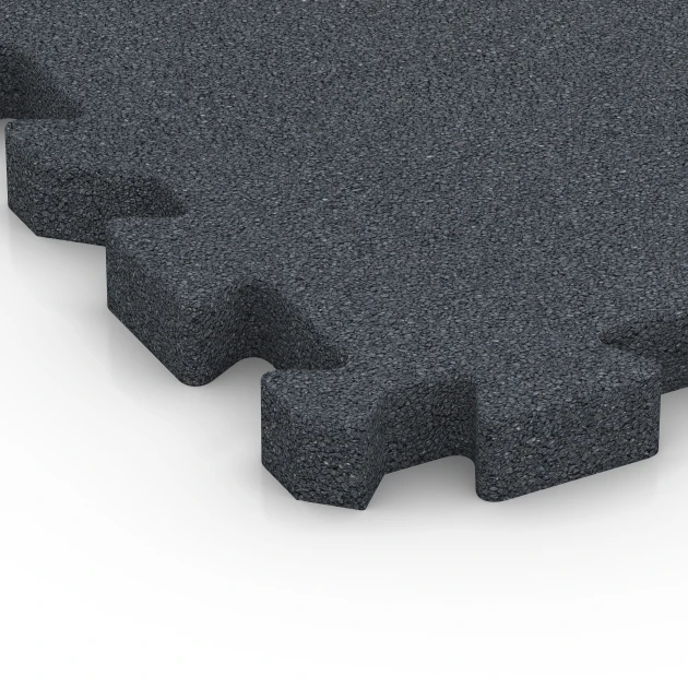 Detailaufnahme der Randausprägung von WARCO-Produkt 6983, Boldbaneflise, Format 50 x 50 x 4 cm | 0,25 m², Farbe Skifergrå.