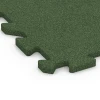 Detailaufnahme der Randausprägung von WARCO-Produkt 6985, Fitnessgulv, Format 50 x 50 x 2 cm | 0,25 m², Farbe Græsgrøn.