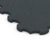 Detailaufnahme der Randausprägung von WARCO-Produkt 6323, Gulvbeskyttelsesmåtte til træning, Format 102,5 x 102,5 x 2,5 cm | 1,05 m², Farbe Antracit.
