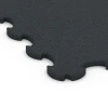 Detailaufnahme der Randausprägung von WARCO-Produkt 7085, Gummimåtte til hund, Format 102,5 x 102,5 x 2,2 cm | 1,05 m², Farbe Antracit.