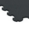 Detailaufnahme der Randausprägung von WARCO-Produkt 6377, Fitness Beskyttelsesmåtte, Format 102,5 x 102,5 x 2 cm | 1,05 m², Farbe Antracit.