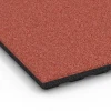 Detailaufnahme der Randausprägung von WARCO-Produkt 6384, Staldmåtte Komfort, Format 100 x 100 x 4 cm | 1,00 m², Farbe Murstensrød.