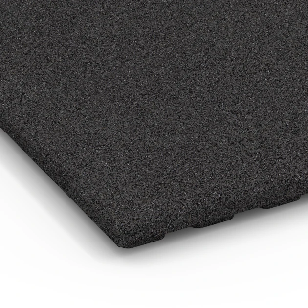 Detailaufnahme der Randausprägung von WARCO-Produkt 6385, Staldmåtte Komfort, Format 100 x 50 x 4 cm | 0,50 m², Farbe Antracit.