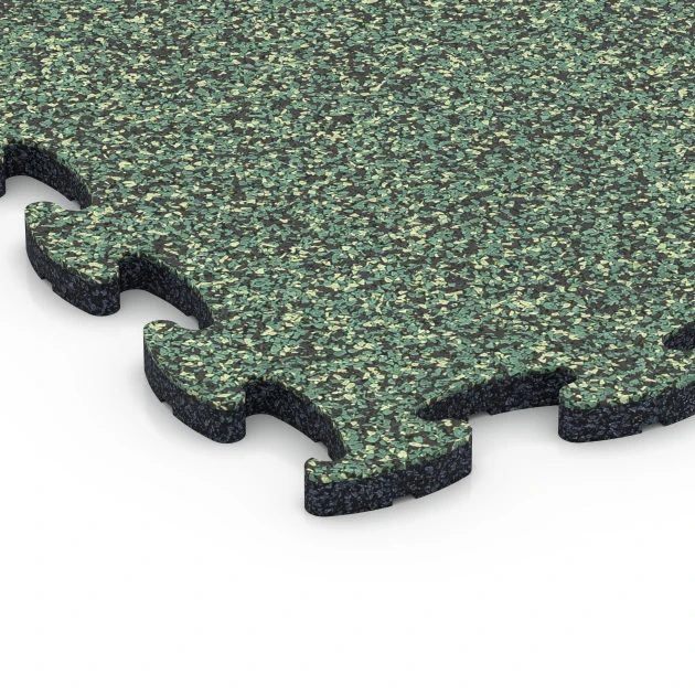 Detailaufnahme der Randausprägung von WARCO-Produkt 6762, Poolfliser til kantzone, Format 44,6 x 44,6 x 1,8 cm, Farbe Engelsk græs.
