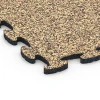 Detailaufnahme der Randausprägung von WARCO-Produkt 6759, Legemåtte gummifliser, Format 44,6 x 44,6 x 1,8 cm, Farbe Rattan.