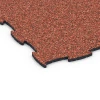 Detailaufnahme der Randausprägung von WARCO-Produkt 6836, Fitness Active gulvflise, Format 97,1 x 97,1 × 1,8 cm, Farbe Etna.