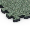 Detailaufnahme der Randausprägung von WARCO-Produkt 6933, Faldsikringsflise puzzle, Format 44,6 x 44,6 × 2,8 cm, Farbe Engelsk græs.