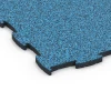 Detailaufnahme der Randausprägung von WARCO-Produkt 6857, Fitness Active gulvflise, Format 97,1 x 97,1 x 2,8 cm, Farbe Atlantisk.