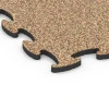 Detailaufnahme der Randausprägung von WARCO-Produkt 6889, Fitnessgulv Max System, Format 98 x 98 x 2,8 cm, Farbe Terrakotta.