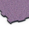 Detailaufnahme der Randausprägung von WARCO-Produkt 6891, Fitnessgulv Max System, Format 97,1 x 97,1 x 2,8 cm, Farbe Lavendel.