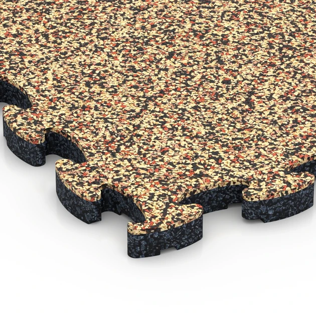 Detailaufnahme der Randausprägung von WARCO-Produkt 6772, Poolfliser til kantzone, Format 28,9 x 28,9 x 1,8 cm, Farbe Terrakotta.