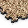 Detailaufnahme der Randausprägung von WARCO-Produkt 6817, Stentæppe klikflise, Format 28,9 x 28,9 x 1,8 cm, Farbe Terrakotta.