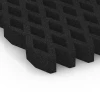 Detailaufnahme der Randausprägung von WARCO-Produkt 7012, Faldsikringsgræsrist, Format 100 × 100 × 8 cm, Farbe Antracit.