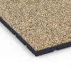 Detailaufnahme der Randausprägung von WARCO-Produkt 7140, Udendørs træningsgulv, Format 60 x 60 x 3 cm | 0,36 m², Farbe Rattan.