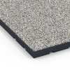 Detailaufnahme der Randausprägung von WARCO-Produkt 7142, Udendørs træningsgulv, Format 60 x 60 x 4 cm | 0,36 m², Farbe Grå granit.