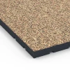 Detailaufnahme der Randausprägung von WARCO-Produkt 7144, Udendørs træningsgulv, Format 60 x 60 x 4 cm | 0,36 m², Farbe Terrakotta.