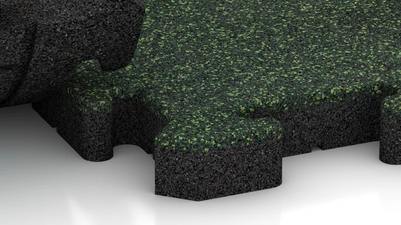 Puslespilsforbindelse med let afrundet fase