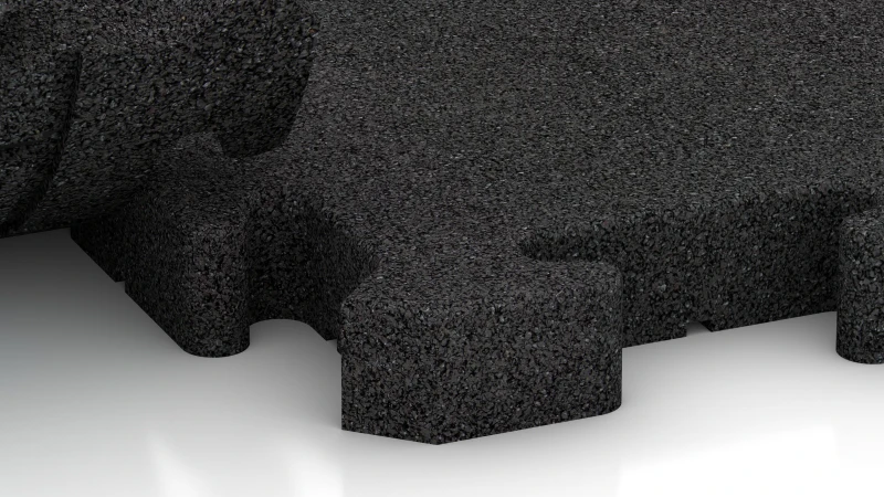 Puslespilsforbindelse med let afrundet fase