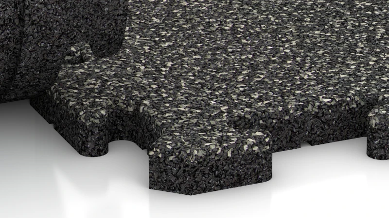 Puslespilsforbindelse med let afrundet fase