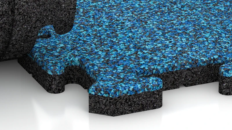 Puslespilsforbindelse med let afrundet fase