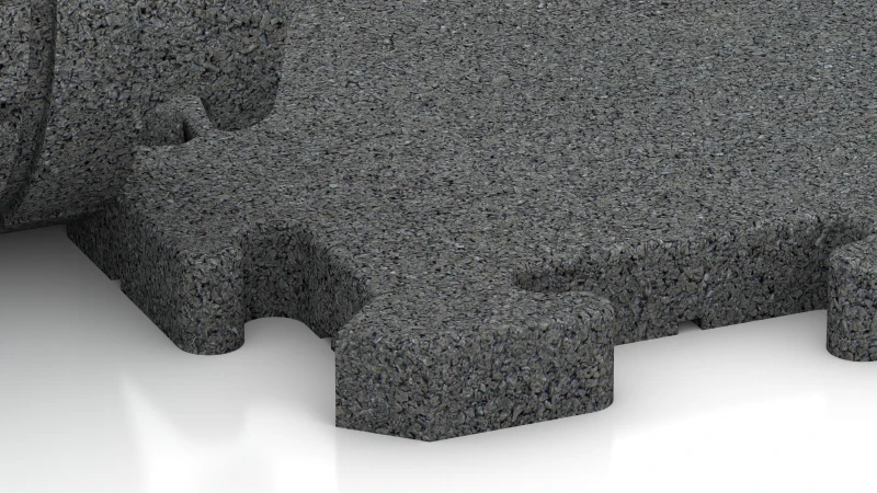 Puslespilsforbindelse med let afrundet fase