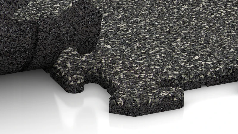 Puslespilsforbindelse med let afrundet fase