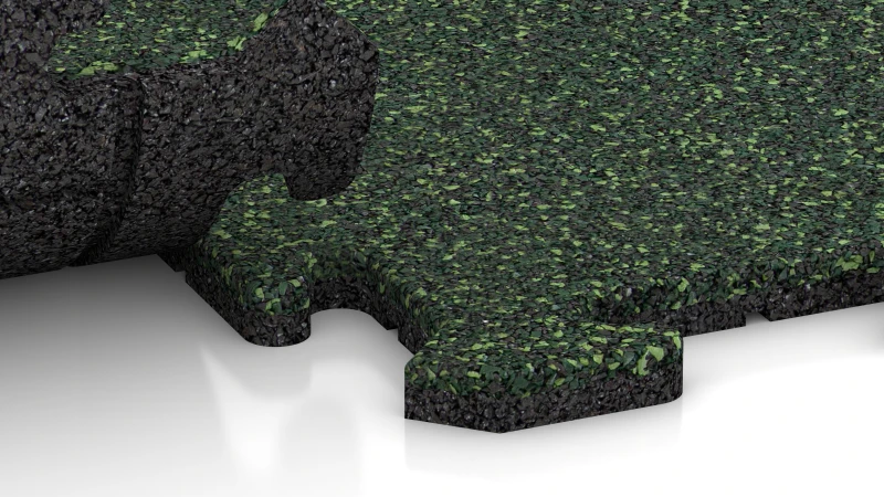 Puslespilsforbindelse med let afrundet fase