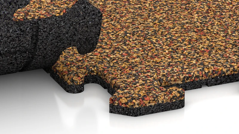 Puslespilsforbindelse med let afrundet fase