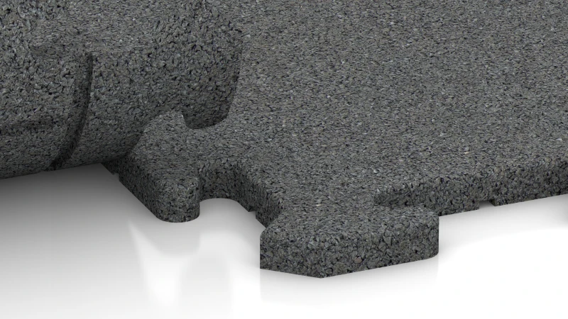 Puslespilsforbindelse med let afrundet fase