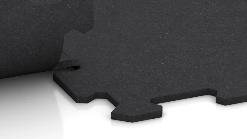 Udskåret puslespilsforbindelse uden fase