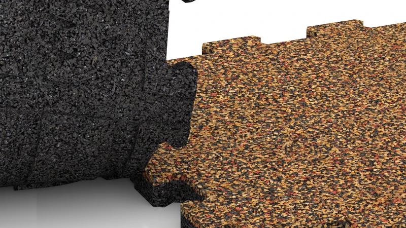 Udskåret puslespilsforbindelse uden fase